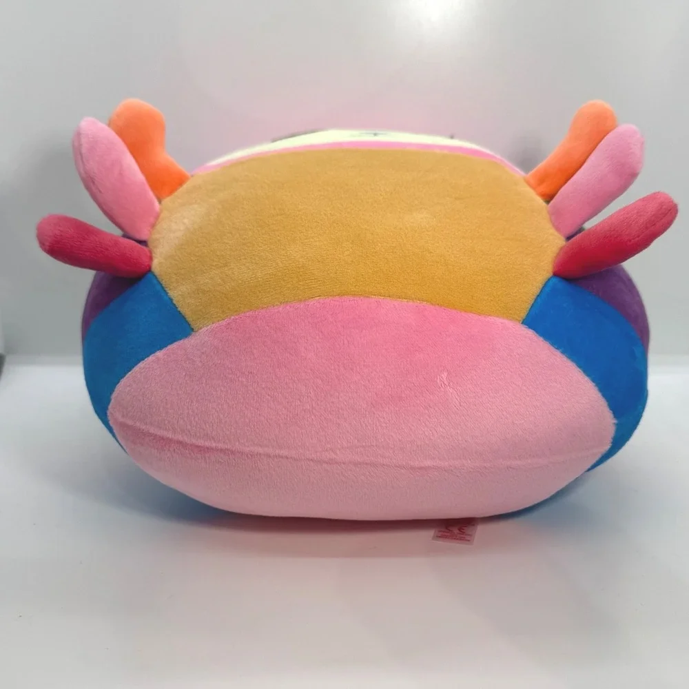 Ty Squishy Beanies Nessa Caterpillar Multi Color Plush Stuffed Animal 8 inch NWT